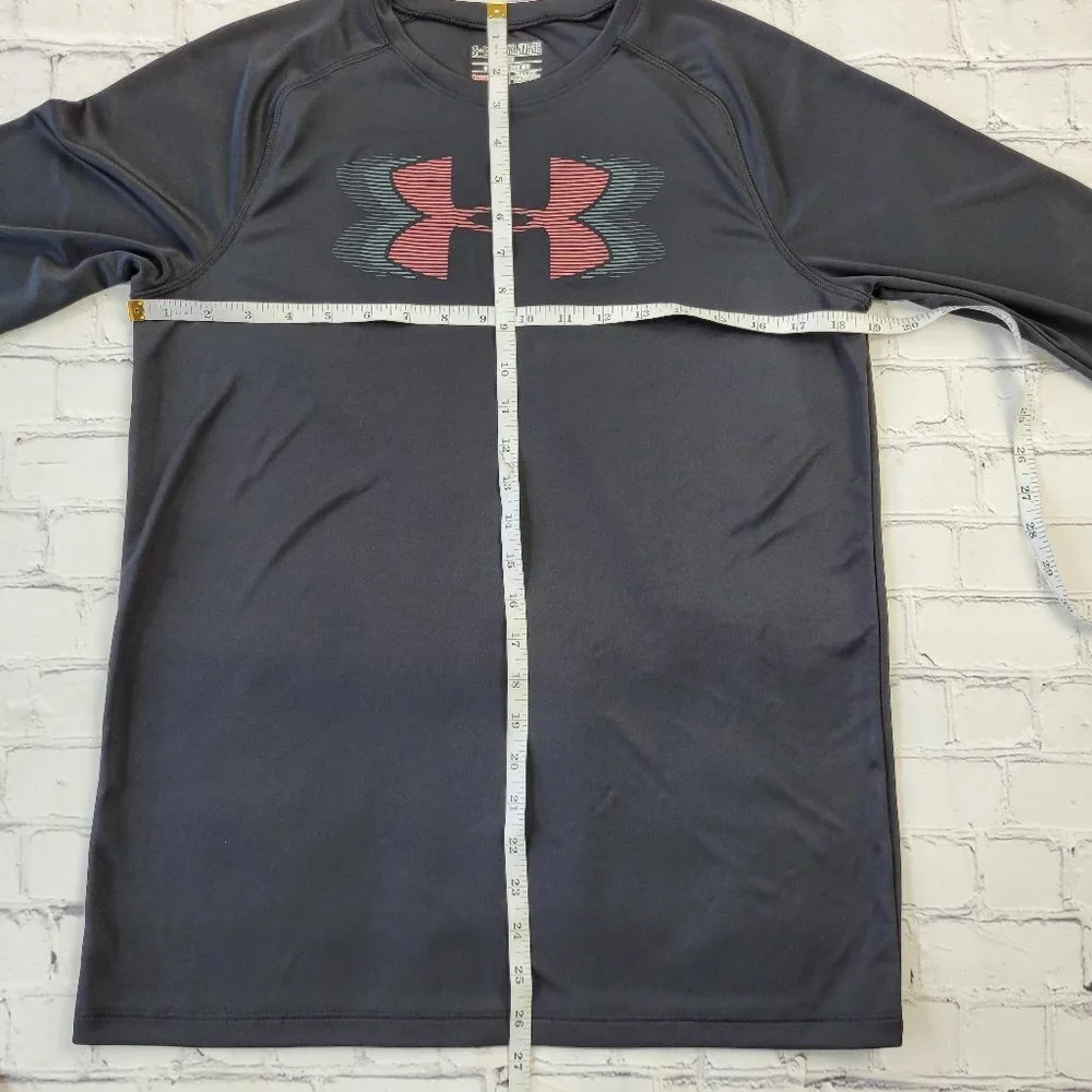 ✅ Under Armour Teen Long Sleeve Heat Gear Loose Fit active shirt size YXL